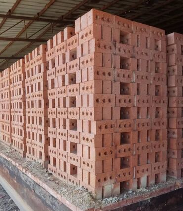кирпич дордой: Тешиктүү, Бышкан кирпич, Жарым блок, 250x120x88