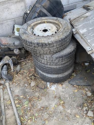 покрышки зимние r13: Колеса в сборе >80 / R 13, Зима, Б/у, Комплект, Легковые, Железные, отверстий - 4 — 2
