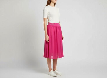 rozkloszowane spódnice z wysokim stanem: Women`s skirt, size M