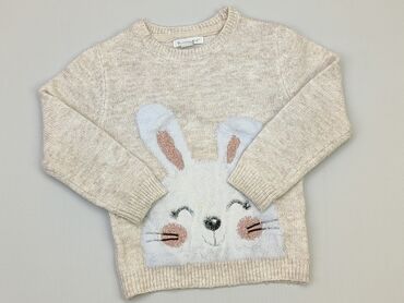 granatowy sweterek rozpinany dla dziewczynki: Sweterek, Primark, 3-4 lat, 98-104 cm, stan - Dobry
