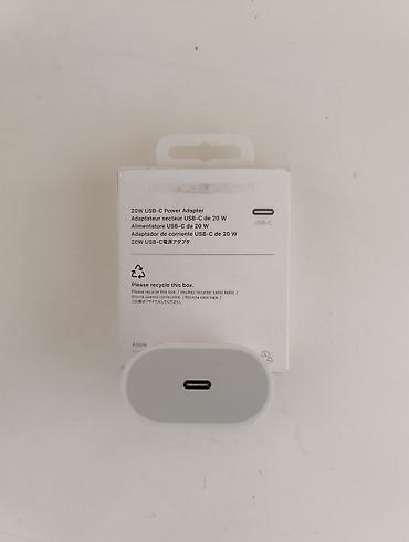 elektroniks: Apple USB‑C 20W Güc Adapteri Az işlənmiş Orjinal məhsuldur Baku — 4