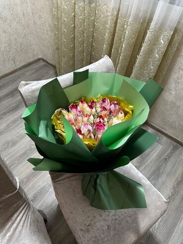 Sifarişlə əl işləri: Zefirden hazirlanan yumusaq dadli zerersiz lyeli gul buketleri — 11