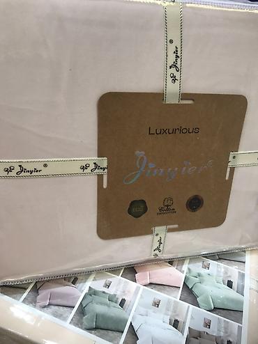 Комплекты постельного белья: Постельное бельё 100% хлопок Jinyier (сатин, однотонное) — 21