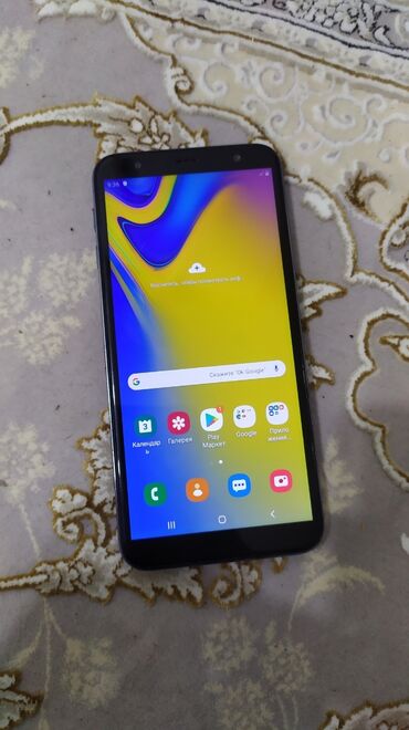 Samsung: Samsung Galaxy J6 Plus, Б/у, 32 ГБ, цвет - Черный, В рассрочку, 2 SIM