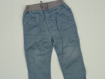 spodnie z materiału: Niemowlęce spodnie materiałowe, 9-12 m, 74-80 cm, stan - Dobry