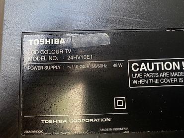 ТВ и видео: TOSHIBA TV REGZA 24HV10E1; Страна: Япония; размер: 24дюйма(61см); ЖК — 5