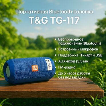 купить маленький микрофон: 🔊 Новинка! Портативная Bluetooth-колонка T&G TG-117 💙 Компактная