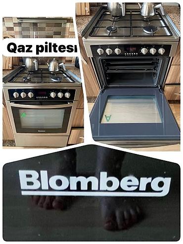 Qarışıq sobaları: Blomberg qaz plitəsi və elektrik sobası kombi - 4 gözlü qaz ocağı — 1