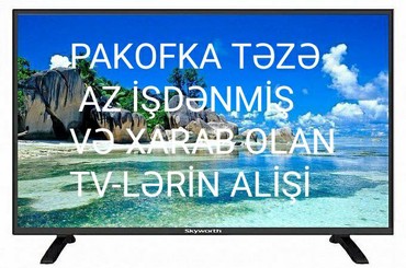 5372 elan | TV VƏ VIDEO: TELEVIZORLARIN ALIWI TƏZƏ PAKOFKA İŞDƏNMİŞ VƏ YA XARABTV-LƏRİNYÜKSƏK