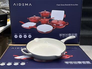 aidema: Набор чугунной посуды AIDEMA — Cast Iron Dutch Oven Set. Состав и — 6