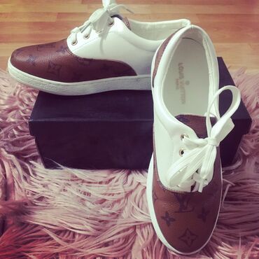 Women's Sneakers and athletic shoes: Ölçü: 37, rəng - Qəhvəyi, Yeni — 6