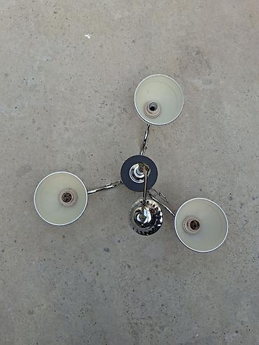 İşıqlandırma: Çılçıraq, 3 lampa, Metal — 3