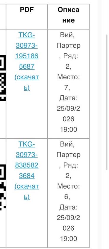 осень весна: 2 билета в Драмтеатр на спектакль «Вий» - Дата и время: сегодня — 1