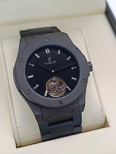 saatlari: Yeni, Qol saatı, Hublot, rəng - Qara — 2