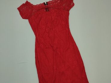 czerwona sukienki welurowa: Сукня, S, стан - Хороший