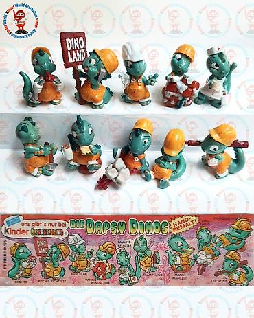 kamaz oyuncaqlari: Kinder surprise Die Daspy Dinos 1995 cu illerin tam kinder — 1