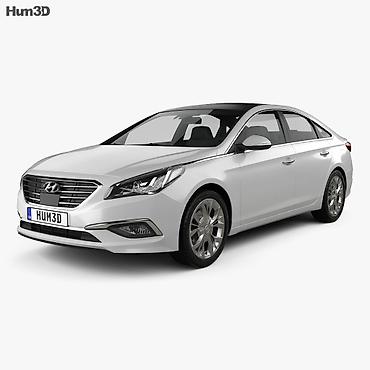 Передние фары: Пара передних фар для Hyundai Sonata (на фото ориентир — поколение LF — 2