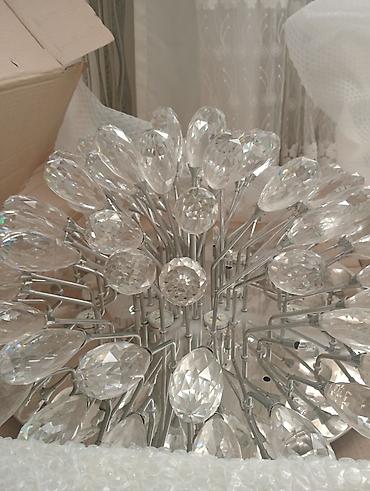 led lanpalar: Led Çılçıraq, 4 və daha çox lampa, Xrustal — 3
