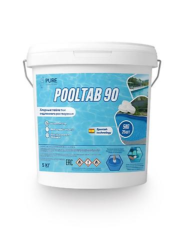 скитер: POOLTAB 90 – Хлорные таблетки медленного растворения (200гр шт.) 1 кг — 3