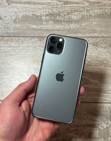 Apple iPhone: IPhone 11 Pro, Б/у, Alpine Green, Защитное стекло, Чехол, 81 %