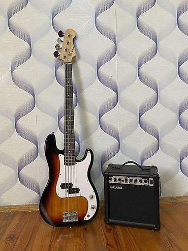 sintizator pa 50: 4 simli elektrik bas gitara + Yamaha praktik gücləndirici - Korpus — 1