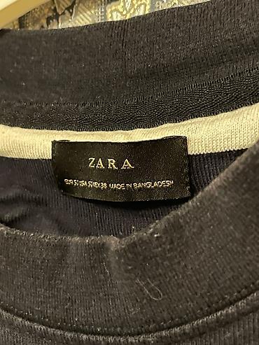 kişi geyimi: Futbolka, Zara, S, rəng - Qara — 2