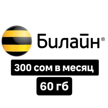 услуги осенизатора: Билайн корпоратив симкарта‼️ (beeline кооператив Биллайн) - 300 сомов