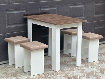 Masa və oturacaq dəstləri: Mətbəx üçün, Yeni, 4 stul — 6