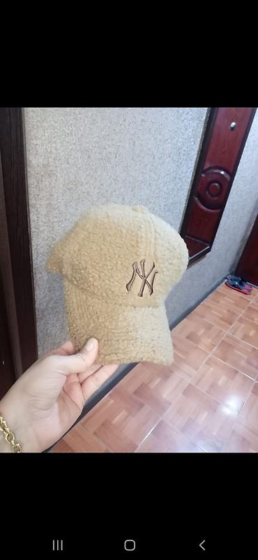 kepka: Teddy materiallı beysbol papağı – bej rəngdə - Yumşaq, xəzvari — 3
