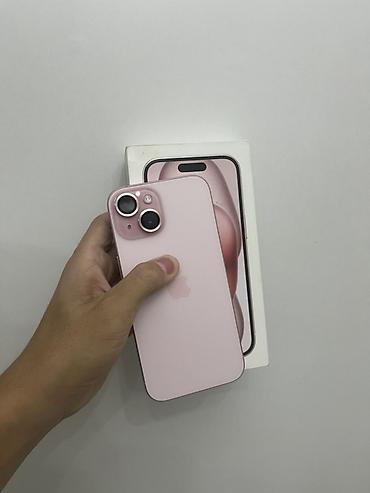 Мобильные телефоны и аксессуары: IPhone 15, Б/у, 128 ГБ, Розовый, Коробка, 86 % — 2