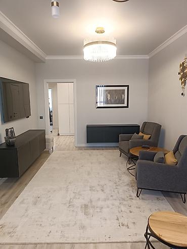 Продажа квартир: 1 комната, 45 м², Асанбай мкр Элитка, 7 этаж, Дизайнерский ремонт — 6