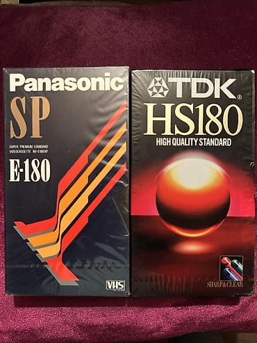 cd: Məhsul: VHS video kasetləri dəsti - Markalar: Panasonic SP E-180 və — 1