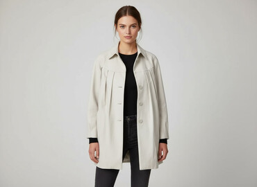 bomberka mohito: H&M, Women`s trench, size S at lalafo.pl bomberka mohito: H&M, Women`s trench, size S