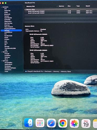 Apple MacBook: Macbook Pro 16inch i7-9750H 16GB RAM satılır. Ekran karti: AMD Radeon — 7