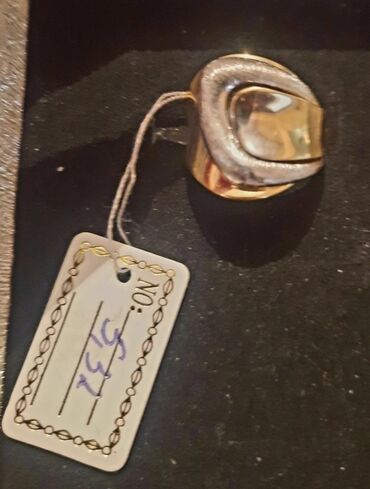 Üzüklər: Üzük, Sarı qızıl, 585 Əyar, Qaşsız — 8