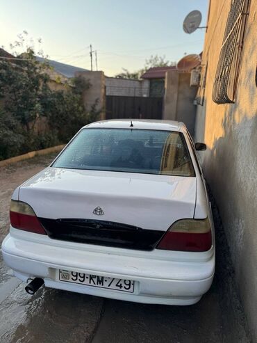 Daewoo: Daewoo Nexia, ağ rəngli sedan. Xarici:heç bir prablemi yoxdur real — 9
