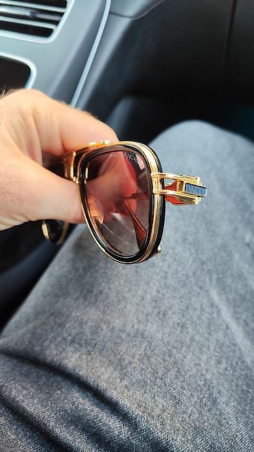 brend gun eynəkləri: Premium gün eynəyi – retro aviator dizaynı - Çərçivə: parlaq qızılı — 2