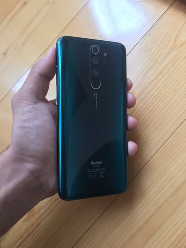 xiaomi redmi note 9 pro 6128gb qiymeti: Xiaomi Redmi Note 8 Pro, 128 GB, rəng - Yaşıl, 
 Barmaq izi, Face ID