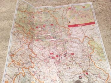 Knjige i stripovi: Auto karta Srbije Auto karta Srbije Lukoil. 1:840000, uvećani Novi — 5