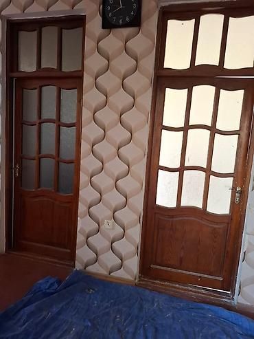 qapi taxta: Taxta daxili qapılar – şüşəli model - Material: tam taxta (təbii — 3