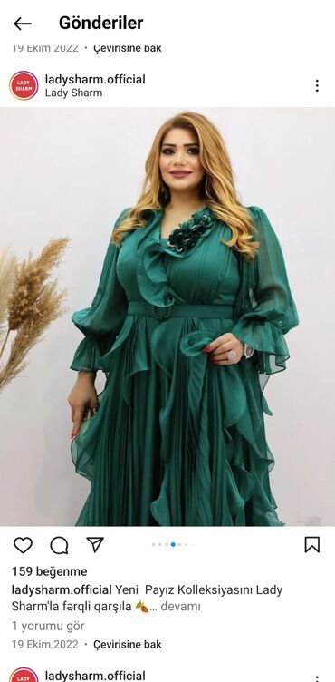 Ziyafət donları: Ziyafət donu,Lady sharmdan alınıb,bir dəfə geyilib42razmerdir — 8