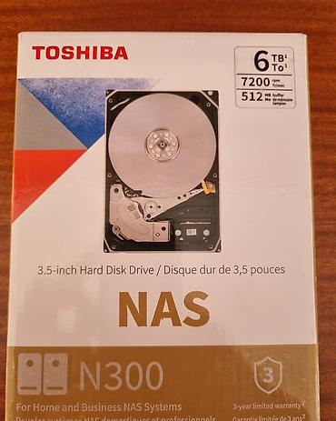 nokia 7380: Жесткий диск для NAS TOSHIBA 6tb (НОВЫЙ) - Форм-фактор: 3.5" - — 2
