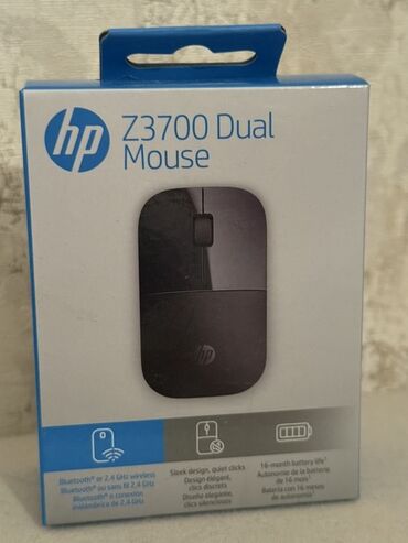 bluetooth mouse: HP Z3700 Dual Mouse – Bluetooth və ya 2.4 GHz simsiz bağlantısı ilə