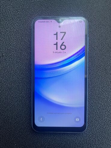 iphone 15 qeydiyyat qiymeti: Samsung Galaxy A15, 128 GB, rəng - Mavi, Barmaq izi, İki sim kartlı, Face ID