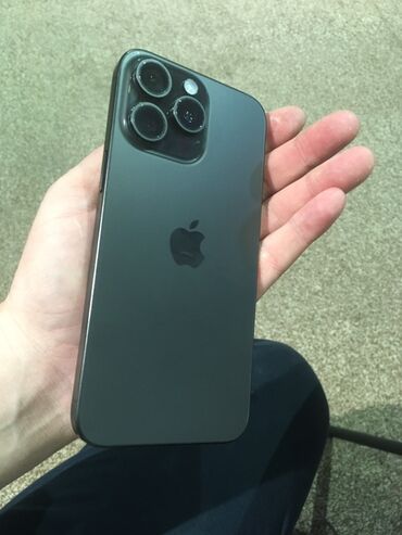 Apple iPhone: IPhone 15 Pro Max, Б/у, 256 ГБ, Black Titanium, Коробка, 89 % — 9