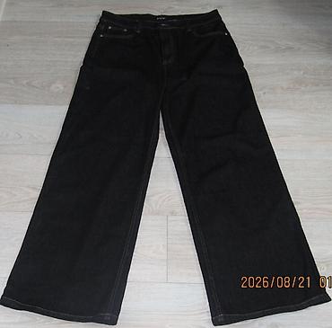 женские жинцы: Джинсы, Прямые, Indefini, Средняя талия, XL, L, 2XL — 2