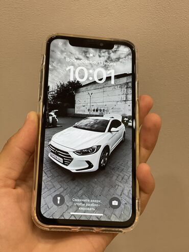 поко ф6 бу: IPhone X, Б/у, 256 ГБ, Black Titanium, Чехол, 100 %