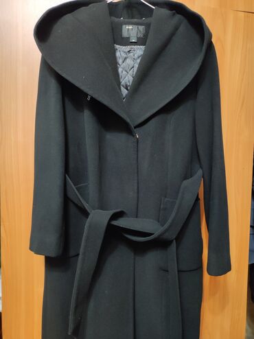 женское черное пальто: Пальто, 3XL (EU 46)
