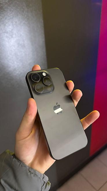 Apple iPhone: IPhone 15 Pro, Б/у, 256 ГБ, Black Titanium, Чехол, 89 % — 4
