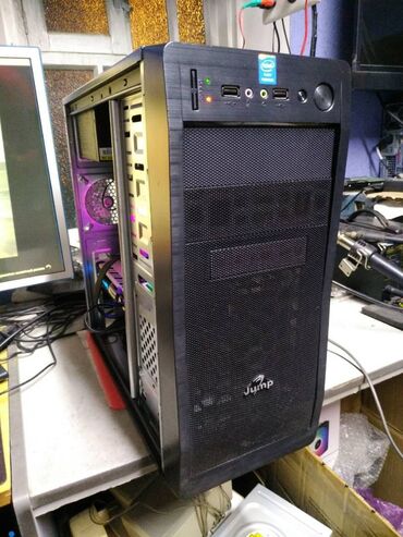 мать: Компьютер, ядролор - 8, Оюндар үчүн, Колдонулган, AMD Radeon RX 580, HDD + SSD